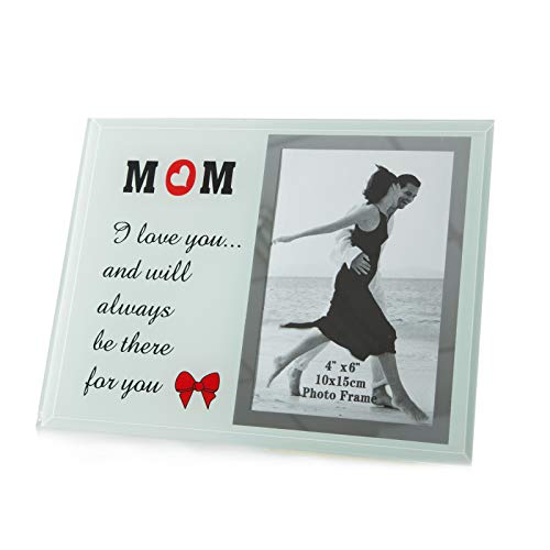 Eurofirany Glass Photo Frame, Beige, 23 x 18 x 2 cm