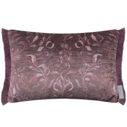 Voyage Maison Hettie Cushion Cover – Floral Damask Watercolour Botanical Decorative Case (Ruby - 40x60cm)