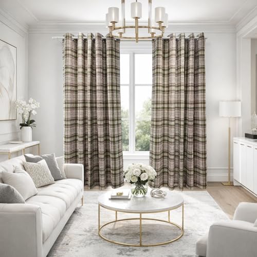 GC GAVENO CAVAILIA 1x Pair Thermal Blackout Curtains - 100% Polyester Thick Curtains - Window Curtains for Bedroom, Kitchen and Living Room - Blackout Curtains 90x90 Eyelet & Drapes - Red