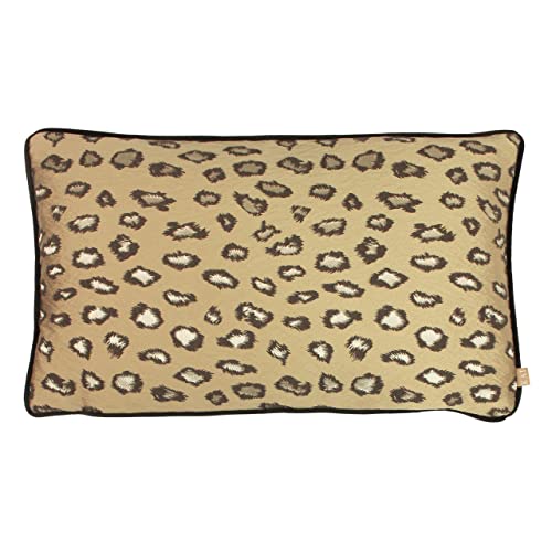 Kai Faline Feather Filled Cushion, Polyester, Cotton, Gold