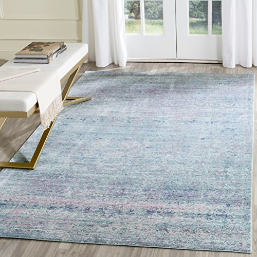 Safavieh Metro-Mod Indoor Woven Rectangle Area Rug, Mystique Collection, MYS920, in Purple / Multi, 122 X 183 cm for Living Room, Bedroom or Any Indoor Space