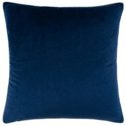 furn. Meridian Polyester Filled Cushion (Navy/Silver - 45 x 45cm)