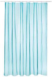 Spirella Plastic Curtain Frozen TÜRKIS 180 x 180 1209245, White, Standard