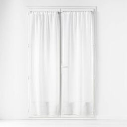 Douceur d'Intérieur, 2 x 70 x 240 cm Natural Pug Woven Curtain Pole