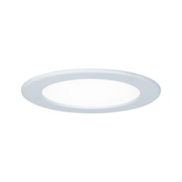 Paulmann 92059 Recessed Panel Round Ceiling Light 12 W Light 4000 K Neutral White LED Panel White IP44 Splashproof Includes Bulb Recessed Light Plastic 12 W, 17 x 17 x 0,5 cm
