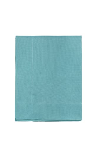 Toison d'Or Alabama Fitted Sheet, Lake, 70 cm x 190 cm