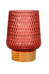 Paulmann Pauleen 48307 LED Portable Table Light, Pink Glamour, Timer, Battery-Powered, Pink Matt Table Light