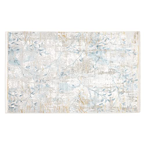 Indomex Rug Kelly 130 x 200 cm Grey/Dark Blue
