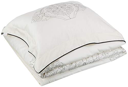 Yellow Indy Duvet Cover, 100% Cotton Satin, Natural, 140 x 220 Cm, 1.0 Pieces