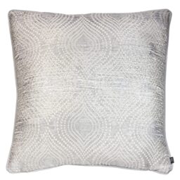 Prestigious Textiles Radiance Cushion Cover, Polyester, Viscose, Chrome