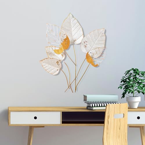 Handmade Decorative Metal Wall Accessory, 73 x 76 x 4 cm - 100% Metal, Unique Hand-Painted Design - Perfect for Home Decor, Adds Elegance & Style