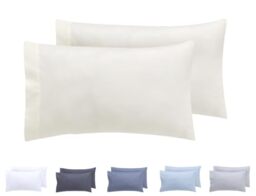 Todocama Set of 2 Microfiber Extra Soft Hypoallergenic Pillow Cases