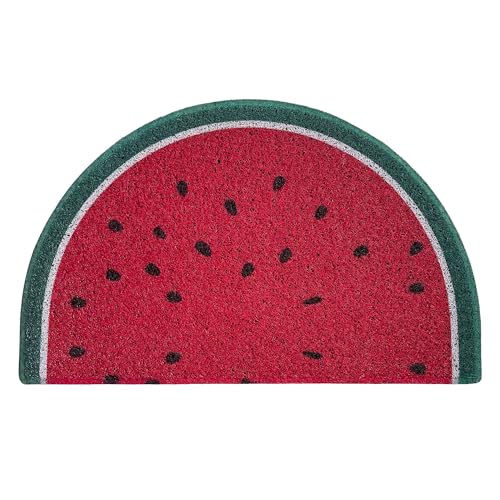 Nicoman Watermelon Doormat Housewarming Novelty Gift Present Dirt-Trapper Indoor Outdoot Non Slip Barrier Door Mats 70 x 44cm