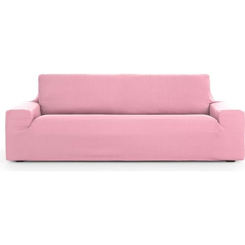 ECOMMERC3 - Universal and Versatile 2 Seater Sofa Cover ??? Pink Sofa Cover Protector Easy to Install for Back, Seat and Arms