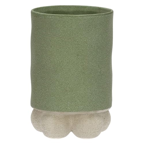 RITUALI DOMESTICI - Inequilibrium Deco Medium Ceramic Vase, 13 x 13 cm, Depth 20.3 cm, Inequilibrium Collection