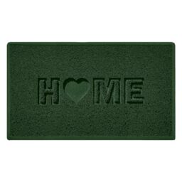 Nicoman LOVE at HOME Doormat 75x44cm - Nature Green｜Heavy Duty Non-Slip｜Indoor/Outdoor｜Entrance Barrier Dirt-Trapper Floor Mat｜Home Patio Garden Conservatory Door Mat｜Home Heart