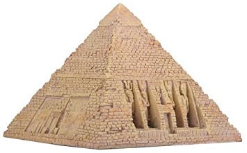 Egyptian Sandstone Pyramid Box Collectible Egypt Decoration Container