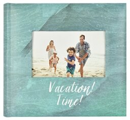 MCS Vacation Time Travel Photo Album, 8.5 x 8.5, Blue