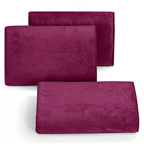 Eurofirany Microfibre Towel Quick-Drying Soft Plain Set of 6 Oeko-Tex Sports Towel and Beach Towel