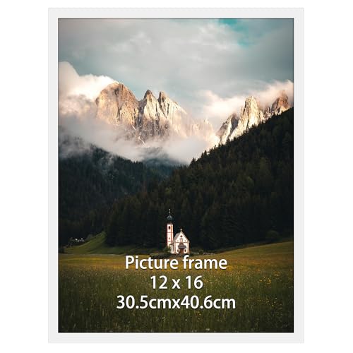 Giftgarden 12x16 Picture Photo Frame Single White