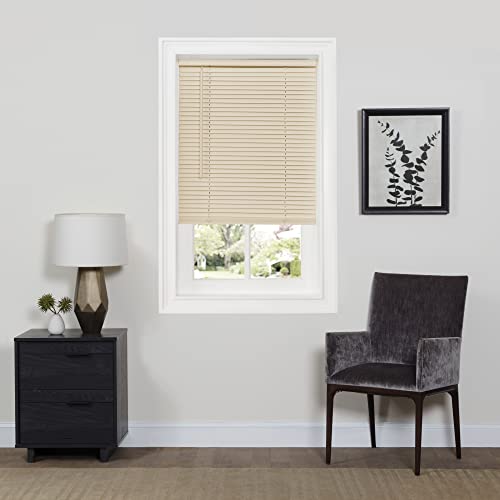 "Achim Home Furnishings Window Blinds, Vinyl, Alabaster, 23"" W X 64"" H"