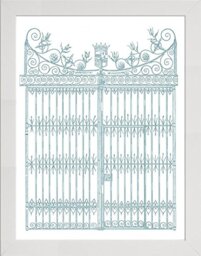 Frame Company Watson Range English GardenIV by Wild Apple Portfolio, Frame - A2, White