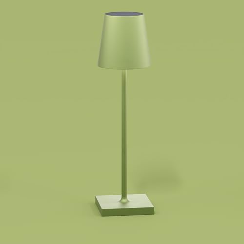 SolarCentre® Jour Indoor and Outdoor USB Chargeable Solar Powered Table Lamp (Pale Green)