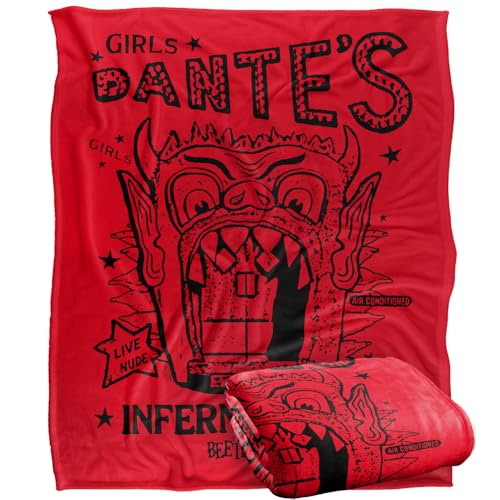 Beetlejuice Dantes Inferno Room Silky Touch Super Soft Throw Blanket 152 X 127 Cm