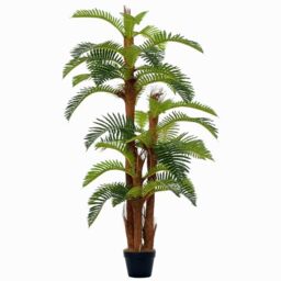 Outsunny 150cm/5FT Artificial Tropical Fern Tree Decorative Plant