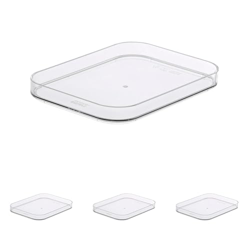 SmartStore - Compact Clear Storage Box S Lid - Small - Transparent (Pack of 4)