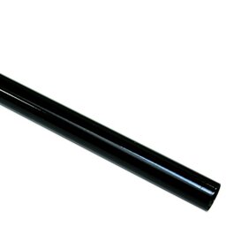 GARDINIA Curtain Rod, Metal Rod, Chicago Series, 20 mm Diameter, 160 cm Long, Black