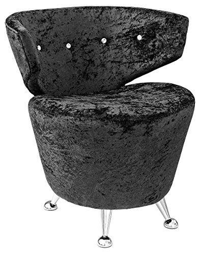 Febland Cordia Leisure Chair, Fabric, Black