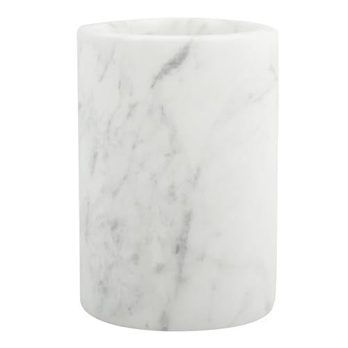 Spirella Sana Marble Toothbrush Holder 7.2 x 10.2 cm White