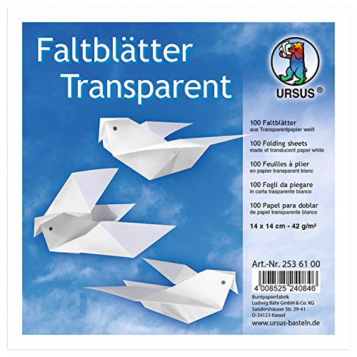 "URSUS 100 folding sheets ""Transp.253-61-00"