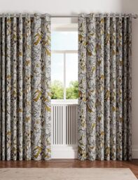 Ted Baker Vietnam Blackout Lined Curtains Gold