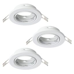 Eglo Set of 3 recessed spotlights Agulo 1, Adjustable Ceiling Lights