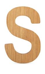 Small Foot 12072 ABC Letter S Made of Sustainable Bamboo Can Be Combined with Other Letters as Decoration or Door Sign