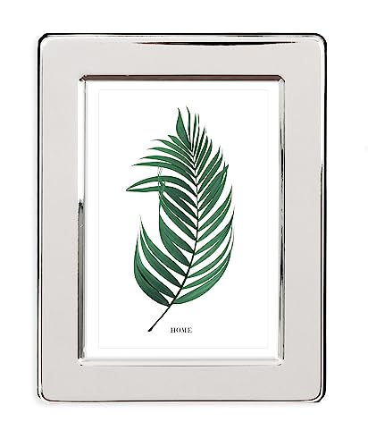 Inov8 Framing Tarnish Resistant Silver Plated Picture Frame - Narrow Edge Design for 6x4 Inch (15x10cm) Photo