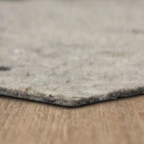 MOHAWK Rug Pads, Recycled Material 95% Polyester/ 5% Other Fibers, Grey, 4-footx6-foot