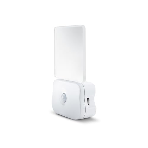 Integral LED Motion Sensor Night Light Wall Mountable Rechargeable 500mAh Battery Auto On/Off Portable Ideal for Stairs, Hallways, Porches, Bedrooms, Nurseries