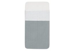 Jollein Children's Bed Sheet - Twinkling, Sea Green - 120 x 150 cm - 100% Cotton - Oeko-Tex Certified