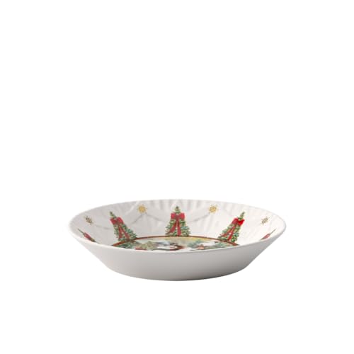 Villeroy & Boch ??? Toy's Fantasy Large Bowl, Large Porcelain Christmas Bowl, Snowman Pattern, Serving Bowl, Ceramic Bowl, deep Christmas Plate