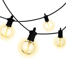 Valiant String Lights 7.5m with 25 LED Bulbs for Outdoor and Indoor Use, Warm White