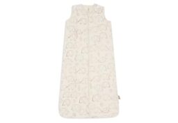 Jollein Muslin Summer Baby Sleeping Bag - Elephant Tales - 90cm - 100% Cotton - 0.5 TOG - Summer Baby Sleeping Bag - OEKO-TEX Certified