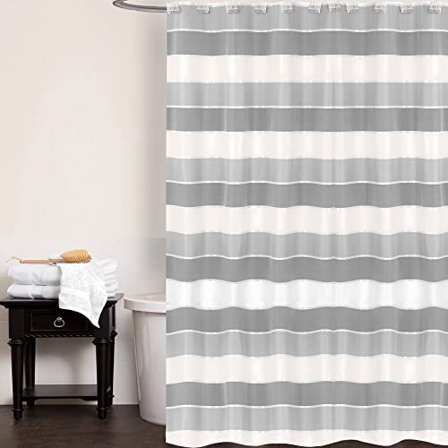 Zahari Home Modern Line Shower Curtain Classic Fabric Shower Curtain Unique Design Custom Shower Curtain Western Country Shower Curtain