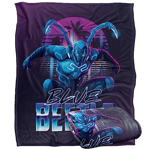 BLUE BEETLE (2023 Blanket, 152 x 127 cm City Protector Silky Touch Super Soft Throw Blanket