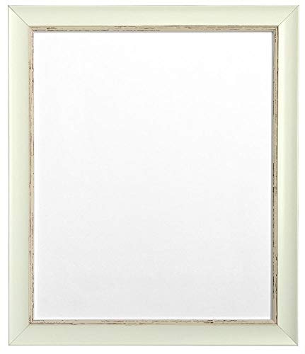 FRAMES BY POST Nordic Distressed Picture Photo Frame, Recycled Plastic, White, 30 x 30 cm