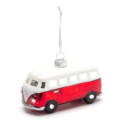 Volkswagen 3B2087790A287 Christmas Tree Decoration VW T1 Bulli Red/White