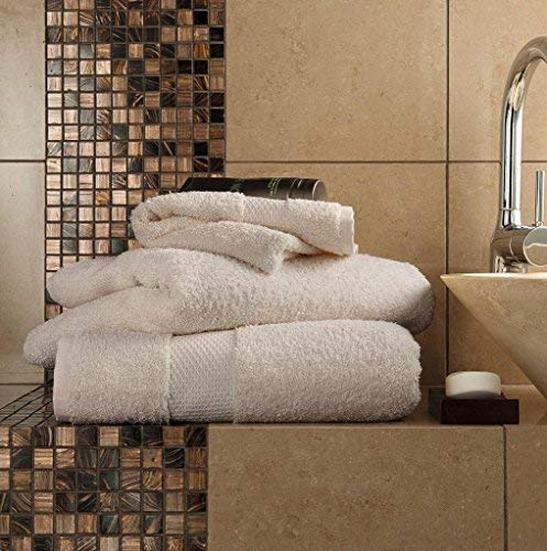 Gaveno Cavailia Egyptian Cotton Thick Absorbent 700 GSM Miami Hand Towel [ Pack of 4-Mocha (50x85 cm)
