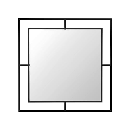 WELL HOME MOBILIARIO & DECORACIÓN dark square decorative mirror